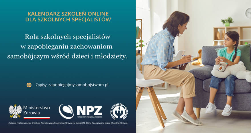 Kalendarz szkoleń dla szkolnych specjalistów